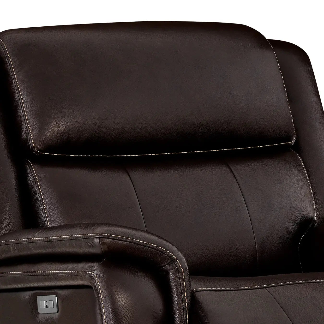 ComfortPlus Leather Power Recliner with Rocking Function