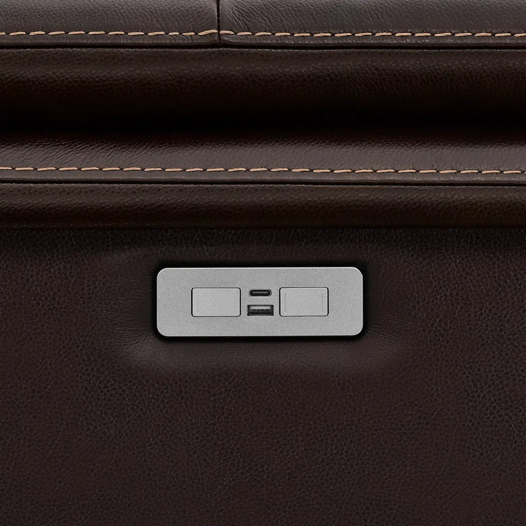 ComfortPlus Leather Power Recliner with Rocking Function