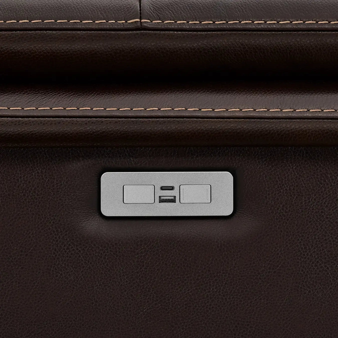 ComfortPlus Leather Power Recliner with Rocking Function