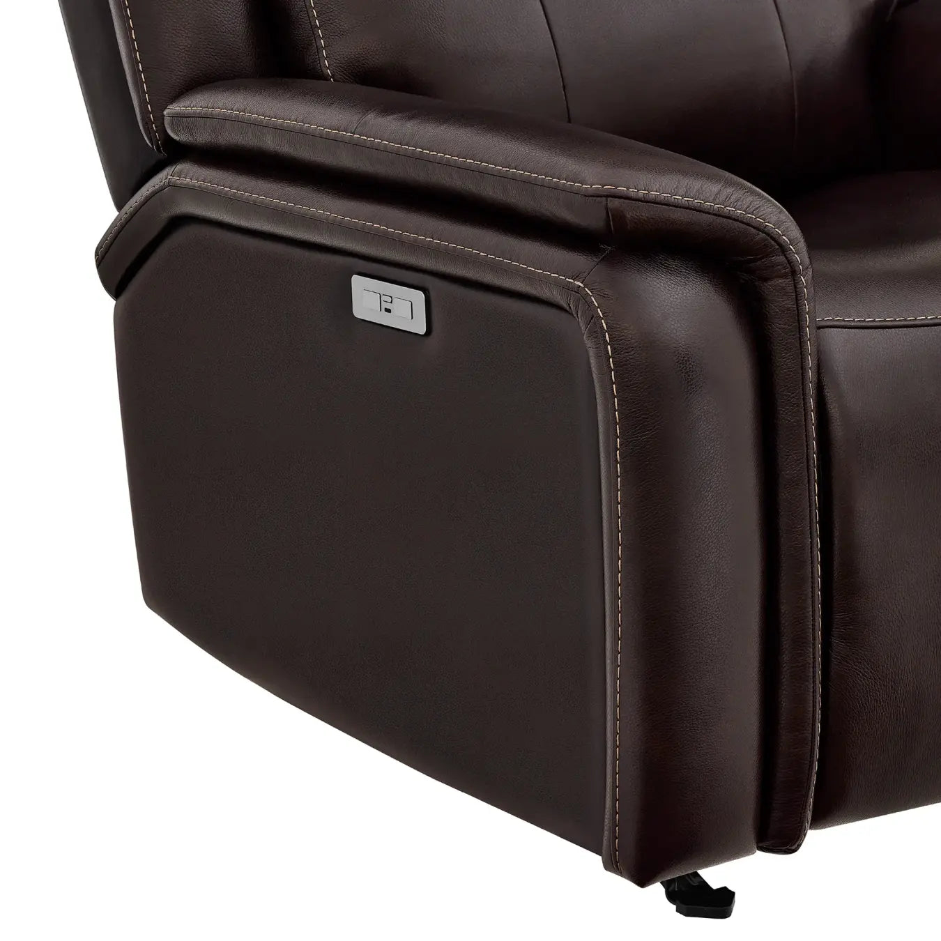 ComfortPlus Leather Power Recliner with Rocking Function